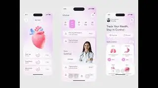 HealSync – Modern Healthcare App UI Design | Simplifying Health Management