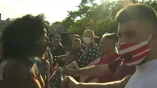Black Lives Matter, Blue Lives Matter Protesters Square off in Brooklyn | NBC New York
