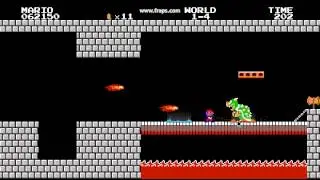 Mari0 VS Bowser (Short Video Mario/Portal Game)