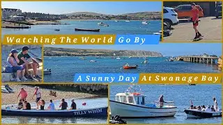 A Sunny Day At Swanage Bay ☀️ Watching The World Go By 