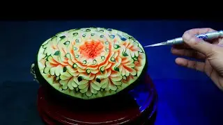 Amazing Watermelon Carving Art | AV Vegetable Carving