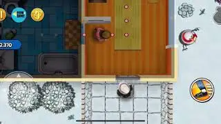 Robbery Bob: CHAPTER 5 - WINTER Level 2 , 100% iOS/Android Walkthrough