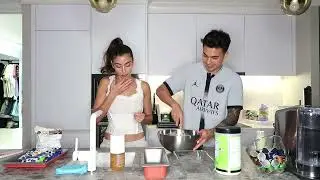 Chap takes over the kitchen - making banana bread
