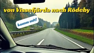 Relaxed dashcam drive through Småland, Sweden | Vissefjärda nach Rödeby