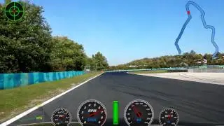 Linszter/Honda Datalog Test, 2013.10.05. Practice Lap