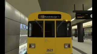 TS2009 U-Bahn Sim Berlin: Mit Philippa Ansagen auf der U55 unterwegs im F76E