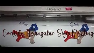 Corflute Triangular Sign Printing