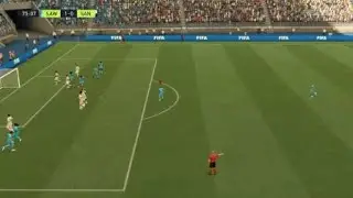 Gola&ccedil;o de falta no fifa 22 com o Roberto Carlos