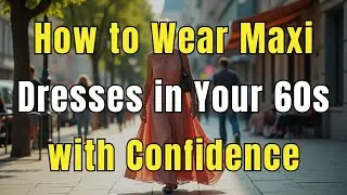 How To Wear Maxi Dresses And Look Amazing! | Perfect for women over 60