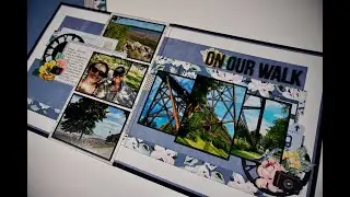 Scrapbook Layout # 254 (Double Page/Stretch The Sketch)