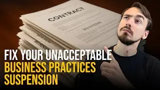 How We Fixed an Unacceptable Business Practices Suspension (Real Client Example)