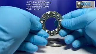 Comparison 30mm inner diameter Angular Contact Bearing 7206B vs Thrust Ball Bearing 51306
