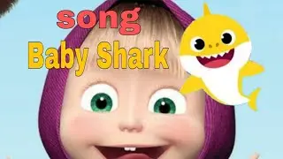 Masha song  Baby shark - song for kids- dance masha @Adhamsworld3193