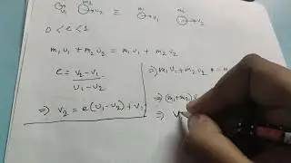 Partially elastic collision