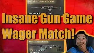 Advanced Warfare: Insane Gun Game Wager Match!(Speakeasy,Obsidian Steed)