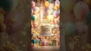 Happy Birthday to you 🎂✨ | Colorful Cake Celebration ✨ #happybirthday  #happybirthdaytoyousong