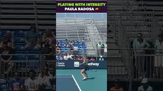 PAULA BADOSA PLAYING WITH INTENSITY #tennis #shorts