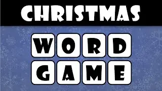 Scrambled Word Games - Guess the Christmas Jumbled Words - Family Game Night - Merry Christmas Fun