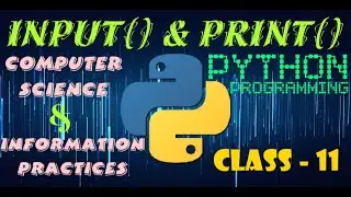 Input( ) and Print() for Input and Output in Python | Computer Science Information Practice Class 11