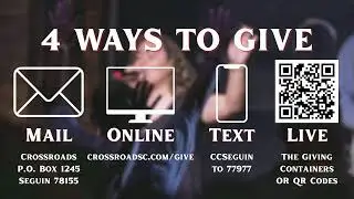 Live Stream - [Crossroads Church - Seguin, TX]