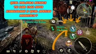EVIL LANDS - Qual palavra rúnica te dar uma nova habilidade e qual apenas modifica uma habilidade??