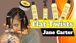 CURLBOX Jane Carter Июнь 2020 | FLAT TIST | Мытьё волос, день 4a