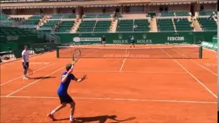 David Goffin forehand in slow motion 2016