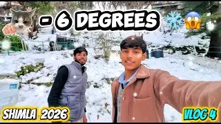 Shimla Mein Hadd Se Zyada Thand 🥶 || Snow Dekhne Ka Liya Toy Train 🚂 hui Overload