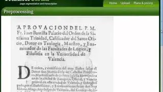 TransferCloud, segmentation and recognition of ancient texts in the cloud