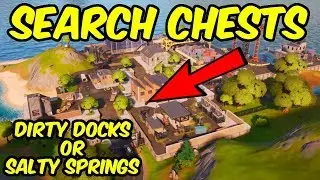 Search Chests At Dirty Docks Or Salty Springs (Dockyard Deal Challenges) | Kalmarn
