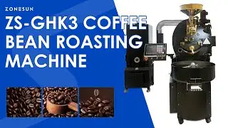 ZONESUN ZS-GHK3 Automatic 3&ndash;6.5kg Coffee Bean Roaster for Caf&eacute;s and Specialty Coffee Production
