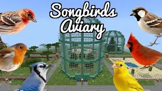Building a Zoo on Minecraft - Part 5: Aviary for common birds 🐦