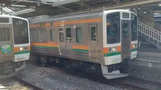 211系ﾀｶC17編成 両毛線伊勢崎行(641M) 高崎駅発車シーン