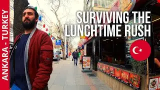 The Peak Hour of the Capital - Ankara T&uuml;rkiye Walking Tour - 4K