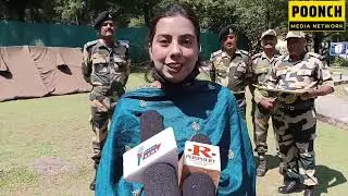 BSF Soldiers Celebrate Raksha Bandhan With Locals In Poonch Near Loc