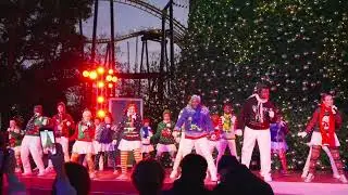 Carowinds WInterfest 2022 Tree Lighting Ceremony Opening Day Complete Show in 4K - Charlotte, NC