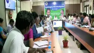 AP Minister Peddireddy Review meeting on Panchayati Raj and Rural Development; Mines and Geology