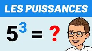 LES PUISSANCES ✅ Explications simples ! 💪 Math | Coll&egrave;ge (4e, 3e, ...)