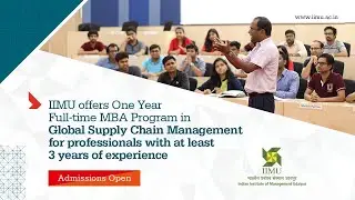 IIM Udaipur Global Supply Chain Management Program (For Batch 2021-2022)