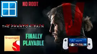 MGS V Phantom Pain Gameplay + Winlator Bionic Setup on Android | Smooth Performance Guide!