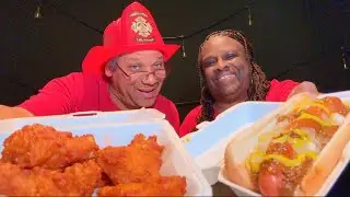 Coney Island Feast! Coney Dogs & Wing Dings Mukbang