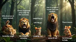The Lion and The Mouse &ndash; Moral Story for Kids | Bright Minds Storyland