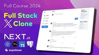 Full X/Twitter clone with Nextjs , Supabase, Postgress, Tailwind, Drizzle