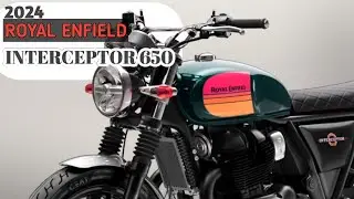 THE NEW 2024 ROYAL ENFIELD INTERCEPTOR 650 walkaround comes with new style and more powerful mechine