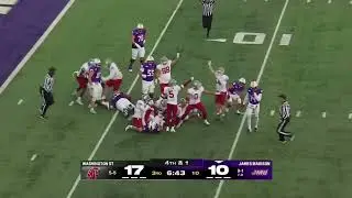 Week 13 Washington State Vs James Madison Game Highlights College Football 