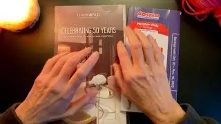 Soft-Spoken Costco & Cruise Catalog ASMR ~ Relaxing Page Turning, Chill Vibes