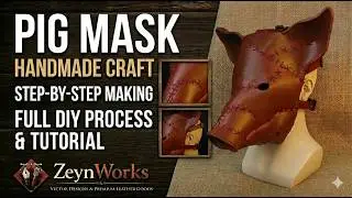 Handmade Pig Mask 🎭 | Full Tutorial on My Channel