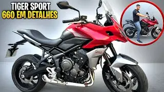 TRIUMPH TIGER SPORT 660 EM DETALHES-PREÇO, SEGURO E FICHA TÉCNICA - VENDI A R 1250 GSA?