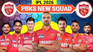 IPL 2026 - Panjab King's Team Final Squad 🚨 PBKS team Final Players List 2026 🎯 PBKS New Squad