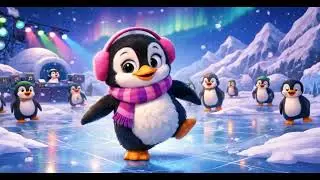 Penny the Penguin 🐧❄️ | Kids Dance Song 🎶 | Jump, Slide & Clap 🕺👏